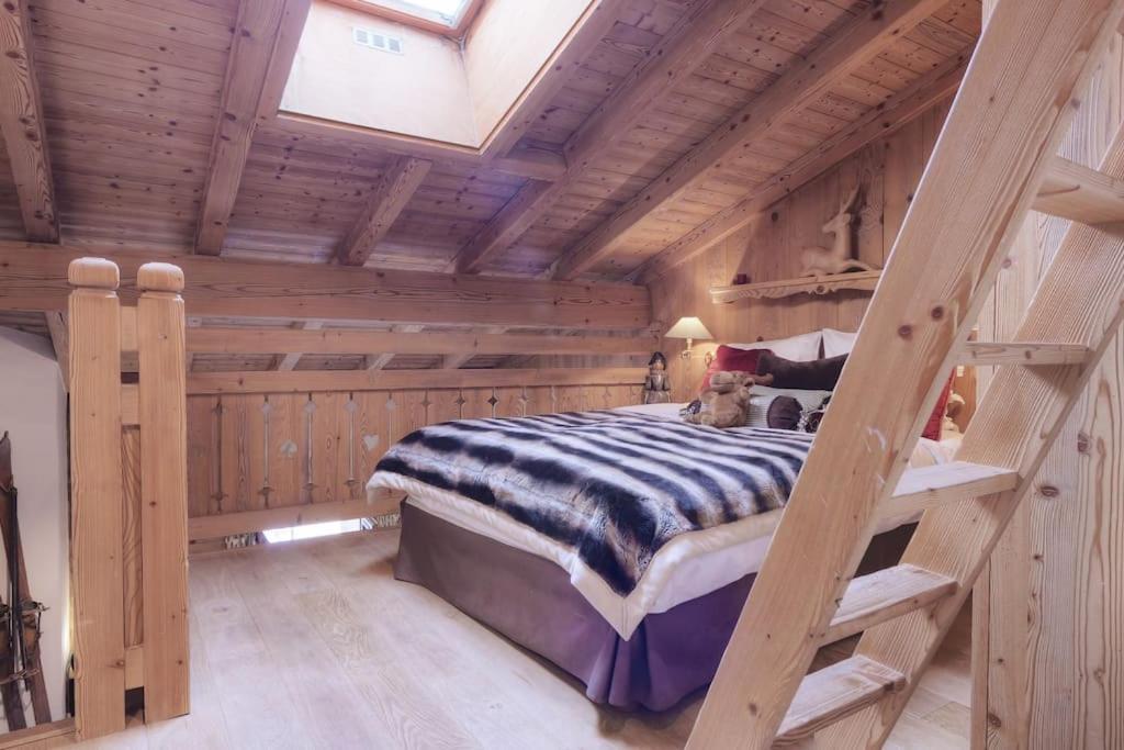 Apartamento Duplex Chaleureux Au Coeur De Megeve 2 P Exterior foto