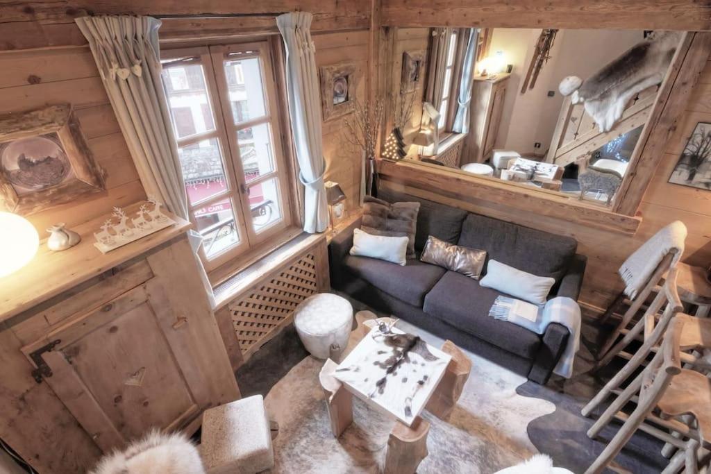 Apartamento Duplex Chaleureux Au Coeur De Megeve 2 P Exterior foto
