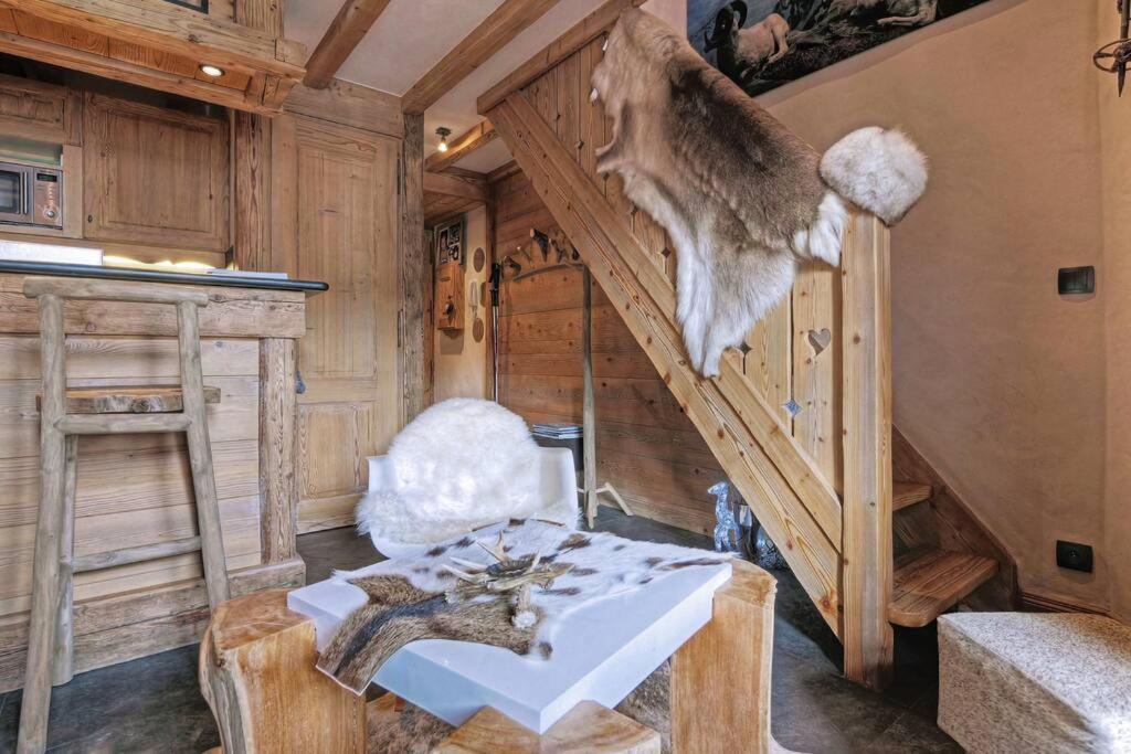 Apartamento Duplex Chaleureux Au Coeur De Megeve 2 P Exterior foto